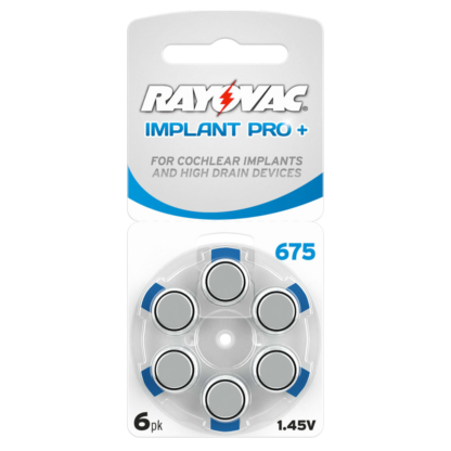 Piles auditives 675 Rayovac pour implant