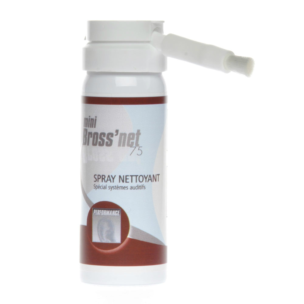 Spray nettoyant 30ml pour le nettoyage des appareils auditifs avec brosse –  Krys Audition