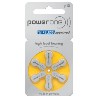 Piles auditives 10 Power One 0% mercure