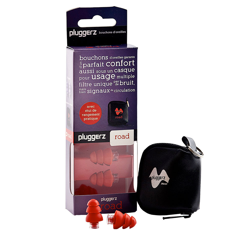 Bouchons d'oreilles antibruit en silicone Road Pluggerz