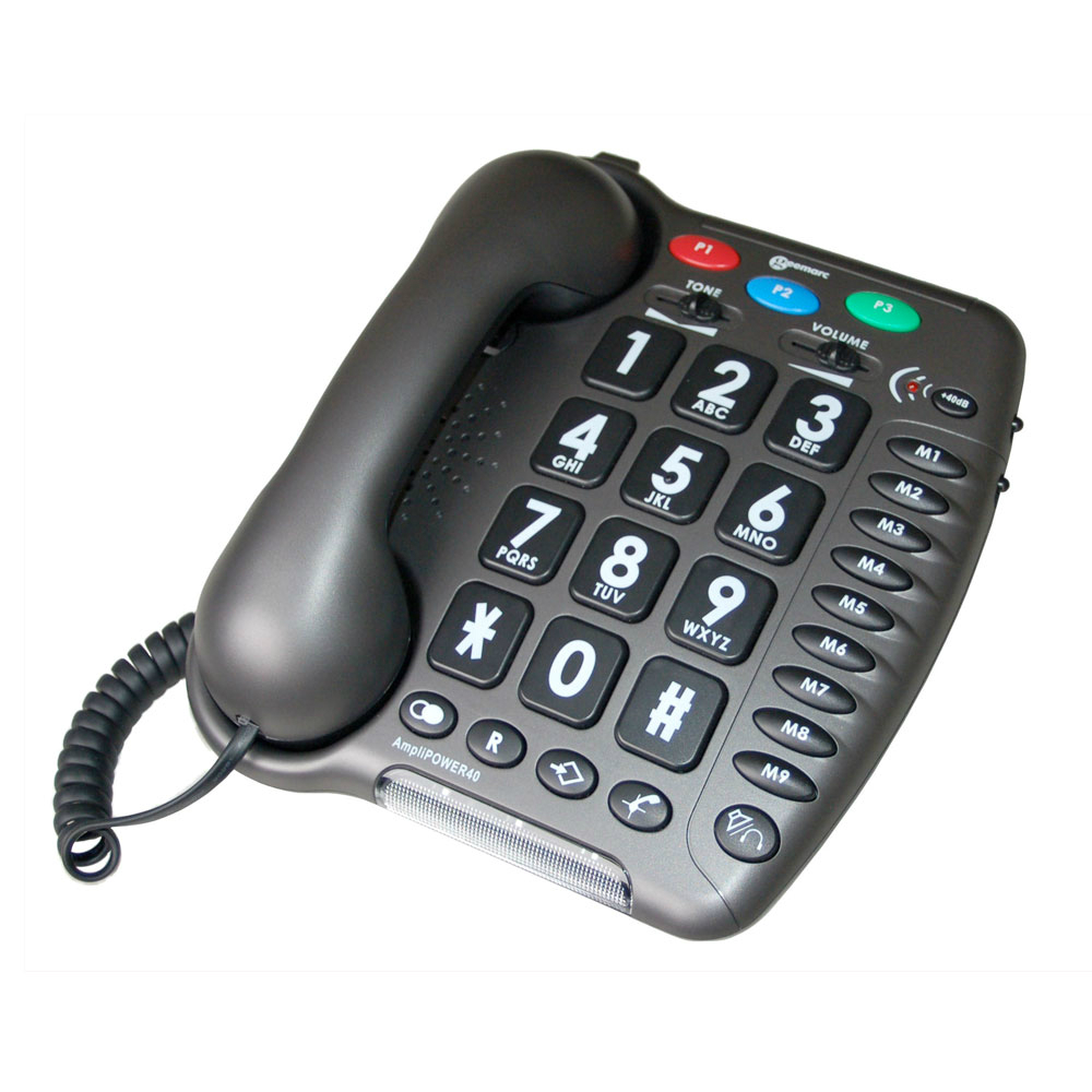 AmpliPower 40 Geemarc Telephone Amplifie pour Malentendant 60db